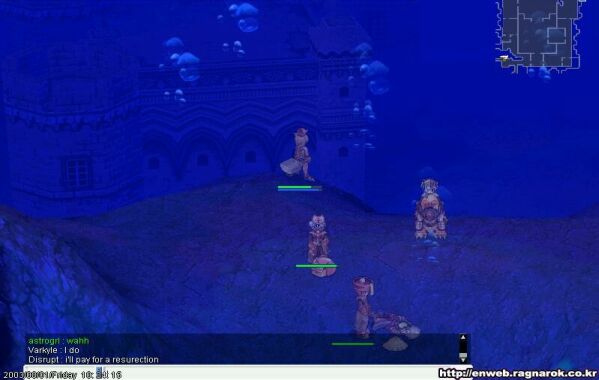 Astro, Dragon Force, and Varkyle first time at Byalan level 5 Underwater Castle
