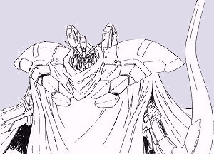 Sandrock with shoulder armor and heat shotels