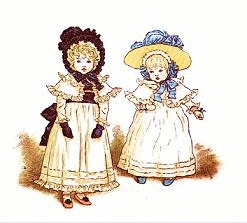 "Blue Shoe" by Kate Greenaway