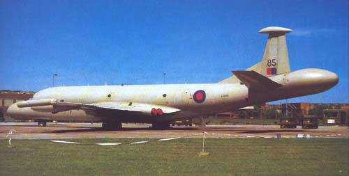 Nimrod AEW 3 on display at Waddington in the mid 1980's