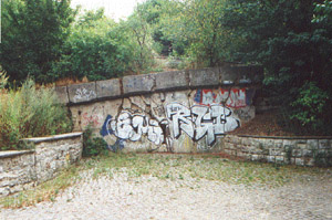 The top of AA gun platform of Flakturm II