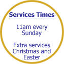 services times 11pm every Sunday
