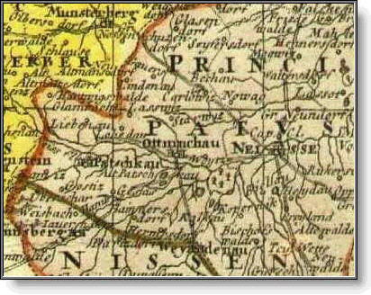 Karte von 1746