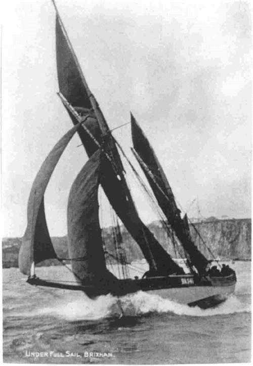 Guess Again under full sail