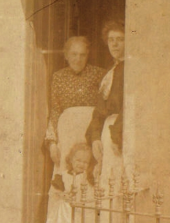 Martha with her grandmother