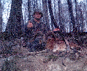 Matt Partin with Corsican ram