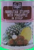 Rambutan med ananas