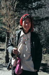 Young Khampa on pilgrimage