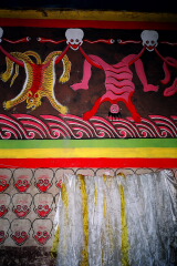 Picture this! Happy Tibetan Buddhist skulls