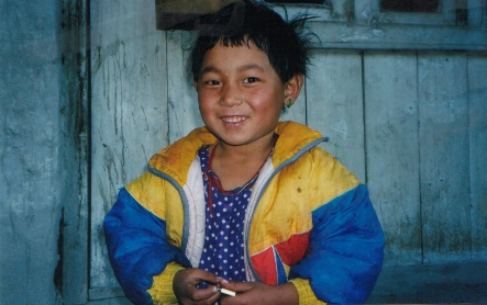 Chame Tibetan Guesthouse girl