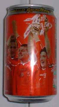 6. Coca-cola Can for Liverpool vs Thailand Football Game 2001. Sorry, no stock.