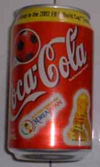 10. Coca-cola Can for Worldcup Football Finals - Ticket Contest 2002.