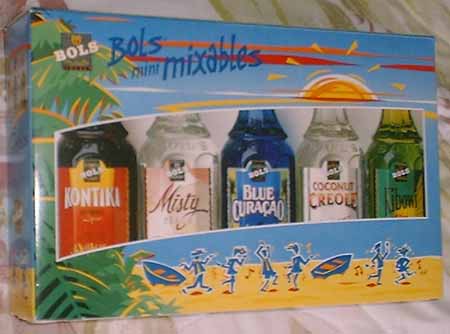 16a. Bols mini Mixable - same as # 16 - Minature Bottles inside box.