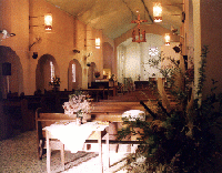 West End looking into the church
