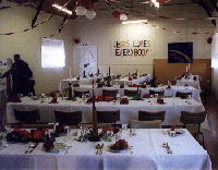The Fettell Room, set up for the 30th Anniversary dinner