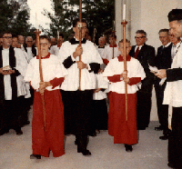 Procession for St Mark's Dedication on 8 Feb 1962
