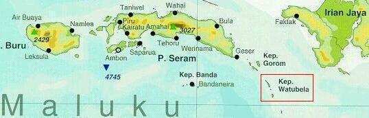 Buru, Ambon, Seram, Saparua and Watubela Islands