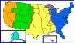 Picture of U.S. Time Zones
