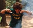 Chris Amante-Keeping a close eye on his burger at Eisenhower Park