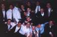 1997 Formal-[front row] Frank Masci, Matt Gildard, Matt Meyer, Brian Henson, Scott Weiner [back row] Joe Maria, Todd Cohen, Willie Taft, Jay Mandel, Mike Daniels, Adam Green, Mike Pawlenko, Rich Northorn, Larry Northorn, Mike Markson, Dimitri Pavlovic