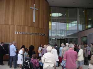 Outside view of church