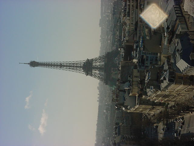 The Eiffel Tower from the top of the Arc de Triumph