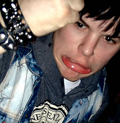 ian over the shoulder in the mosh pit