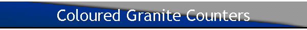 Coloured Granite Counters