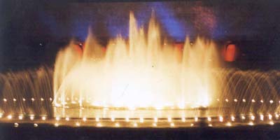 CCP Complex's famous fountain