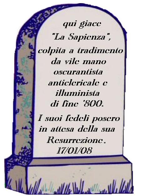 L'università "La Sapienza" e il Papa Benedetto XVI