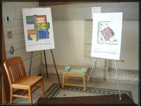 ARC Display in Library Foyer