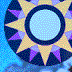 the sun in the sky.