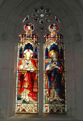 Sacred Heart of Jesus and St Mary