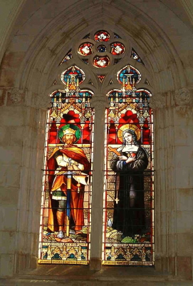 St Edward the Confessor and St Jane Frances de Chantal