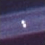 A closeup of the anomaly on the trim just below the ceiling.