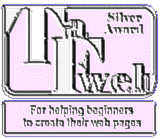 TaFWeb Silver Award