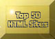 Top 50 HTML Sites
