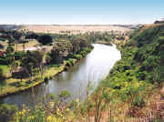 Maribyrnong River viewed from Lily Street park