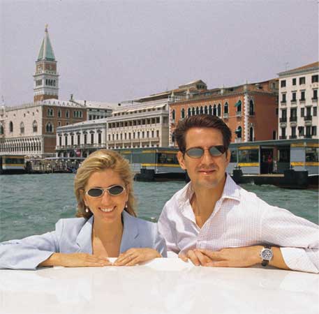 Marie Chantal and Pavlos in Venice