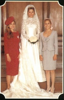 Marie-Chantal with her sisters Pia and Alexandra