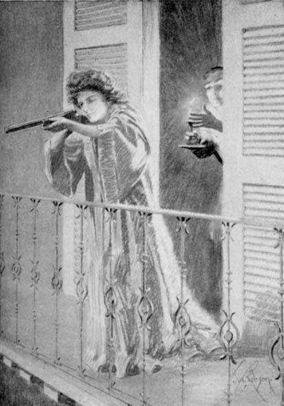 She put the gun to her shoulder, calmly took aim, and fired.