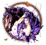 Pretty horsey! I like the colors on the fae