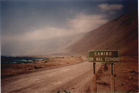 Kstenstrae bei Antofagasta