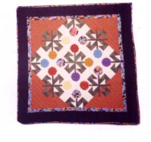 Flower Bed quilt (10167 bytes)