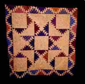 Indian Star Quilt (6905 bytes)