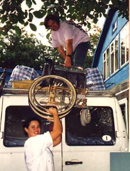 Unloading wheelchairs