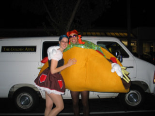 Taco Man with Heidi