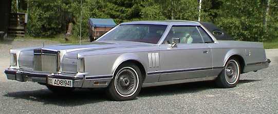 1978 Lincoln Mark V side view