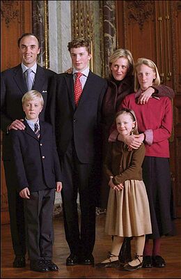 The family of princess Astrid, 2001