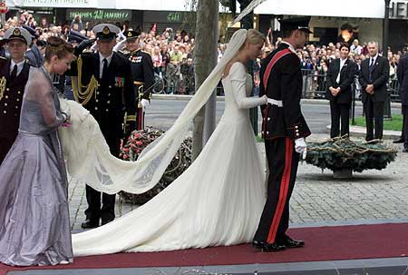 going into the church